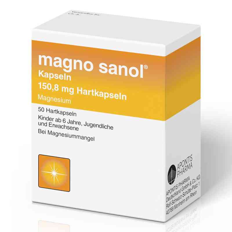 Magno Sanol 150,8 mg Magnesium Hartkapseln 50 stk von Zentiva Pharma GmbH PZN 01834285