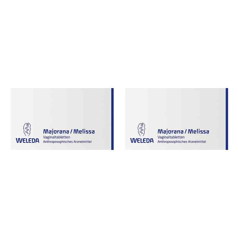 Majorana/Melissa Vaginaltabletten 2x10 stk von WELEDA AG PZN 08104309