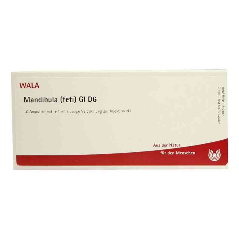 Mandibula Feti Gl D6 Ampullen 10X1 ml von WALA Heilmittel GmbH PZN 02934209