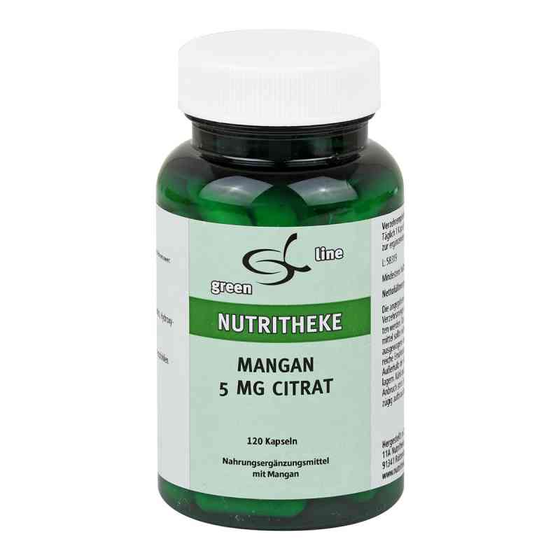 Mangan 5 mg Citrat Kapseln 120 stk von 11 A Nutritheke GmbH PZN 10708094
