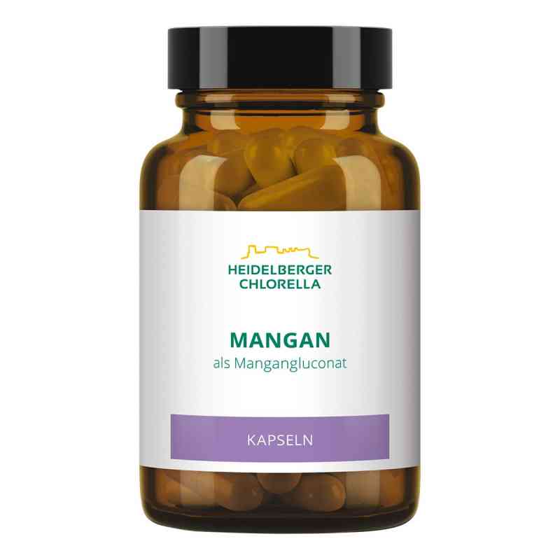 Mangan als Mangangluconat Kapseln 60 stk von Heidelberger Chlorella GmbH PZN 12552331