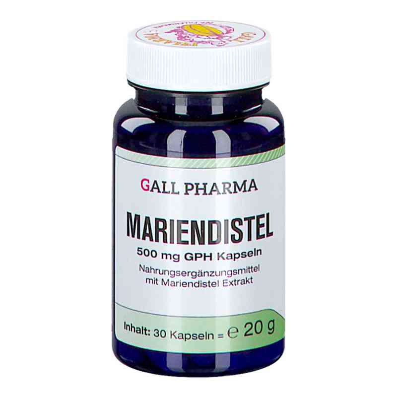 Mariendistel 500 mg Gph Kapseln 30 stk von GALL-PHARMA GmbH PZN 05530263