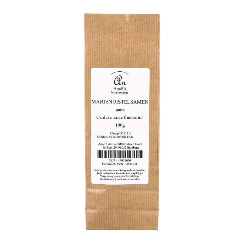 Mariendistelsamen ganz 100 g von ApoFit Arzneimittelvertrieb GmbH PZN 14031636