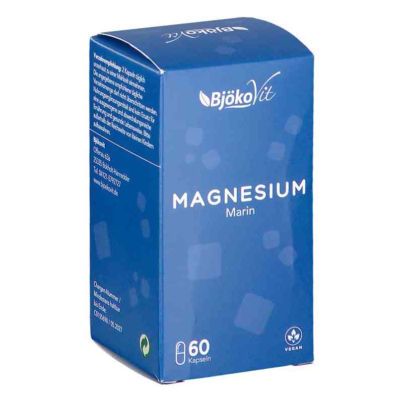 Marines Magnesium vegan Kapseln 60 stk von Kolbe Nutrition GmbH PZN 14268947