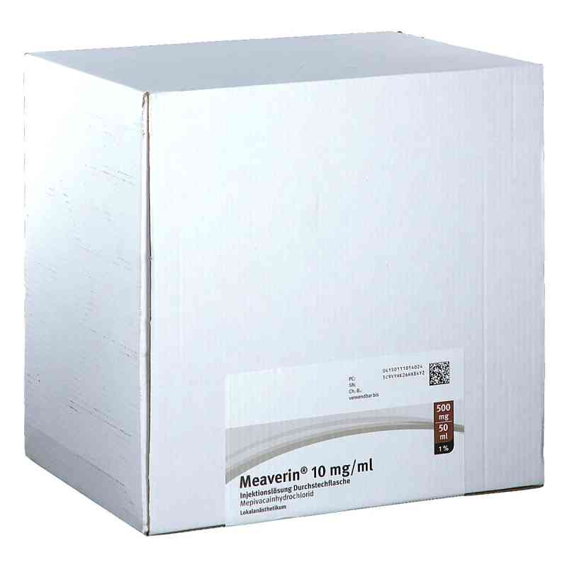 Meaverin 1% 10 mg/ml iniecto lsg.500 mg/50 ml Dsfl. 50X50 ml von PUREN Pharma GmbH & Co. KG PZN 11101402