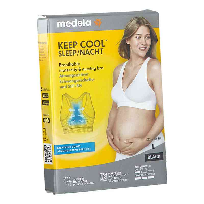 Medela Keep Cool Schlaf Bh L Schwarz 1 stk von MEDELA PZN 18269412