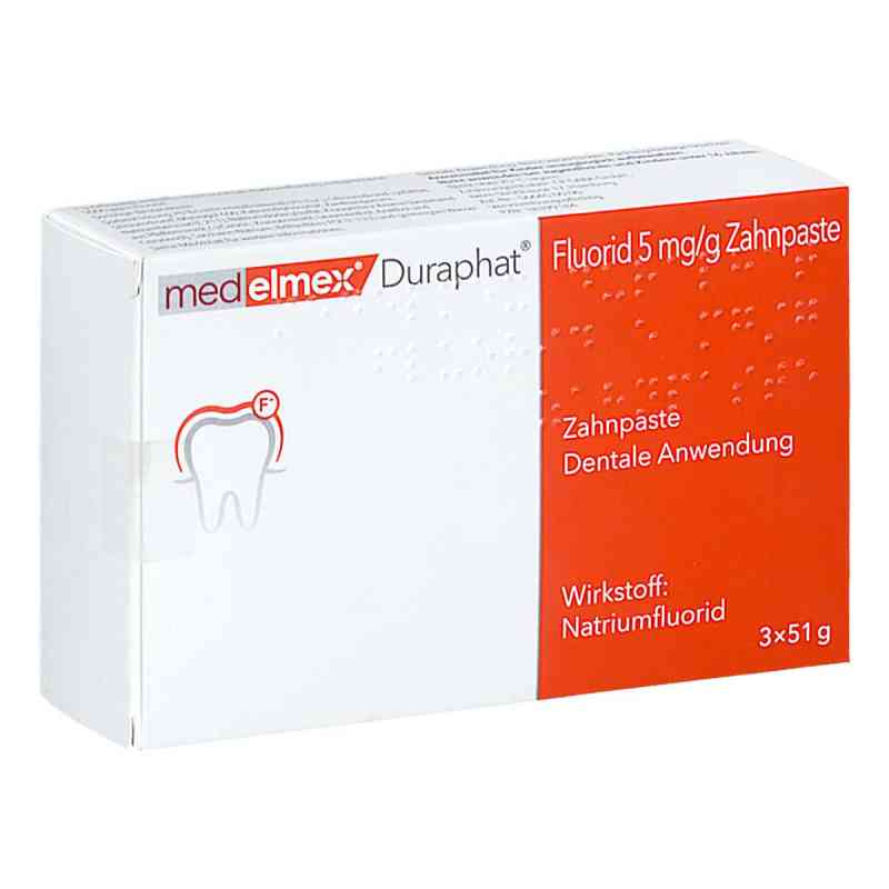 Medelmex Duraphat Fluorid 5 Mg/g Zahnpasta 3X51 g von CP GABA GmbH PZN 18399184