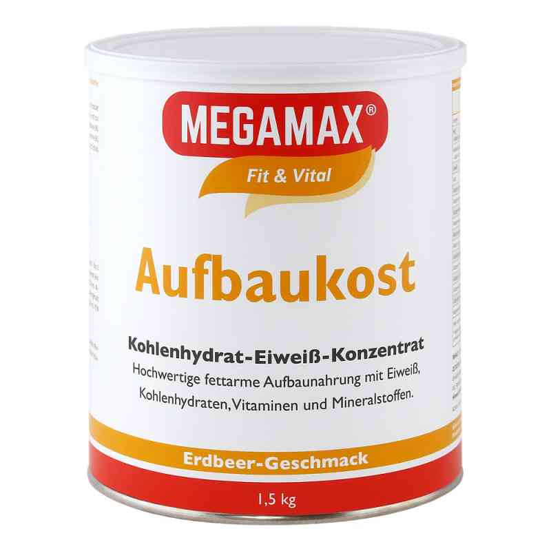 Megamax Aufbaukost Erdbeere Pulver 1.5 kg von Megamax B.V. PZN 00815535