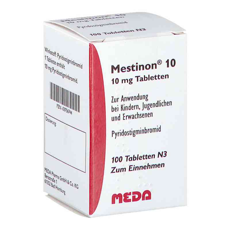 Mestinon 10 mg Tabletten 100 stk von Viatris Healthcare GmbH PZN 03756744