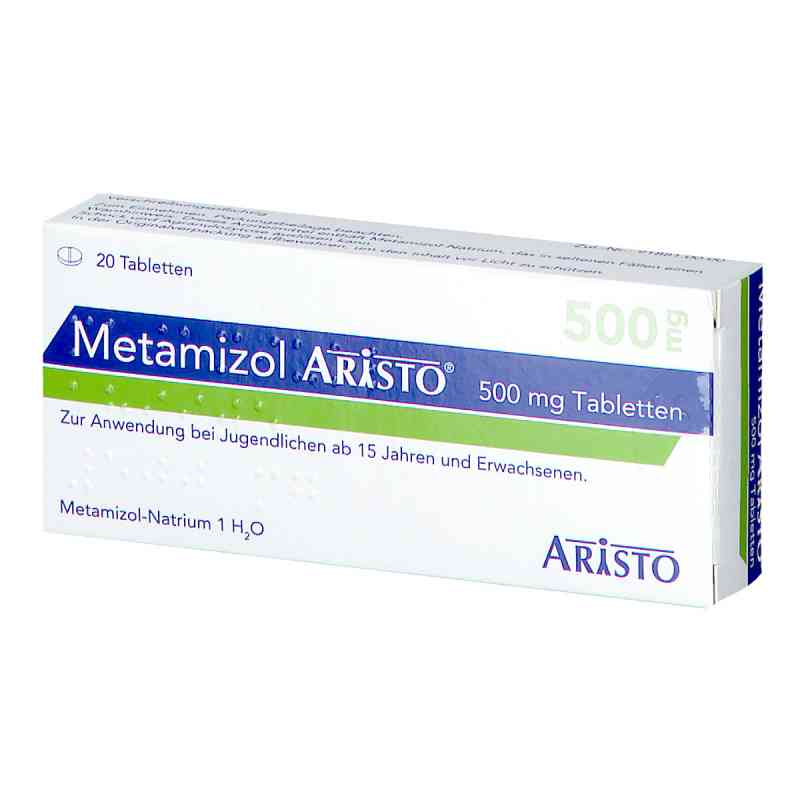 Metamizol Aristo 500 mg Tabletten 20 stk von Aristo Pharma GmbH PZN 12527008
