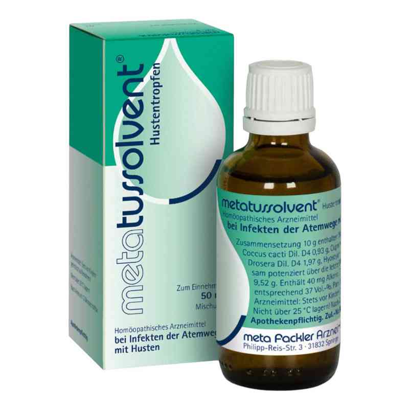 Metatussolvent Hustentropfen 50 ml von meta Fackler Arzneimittel GmbH PZN 14446461