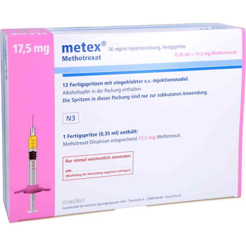 Metex Fs 17,5 mg 50 mg/ml iniecto -lsg.i.e.fertigspr. 12 stk von Medac GmbH PZN 07567626