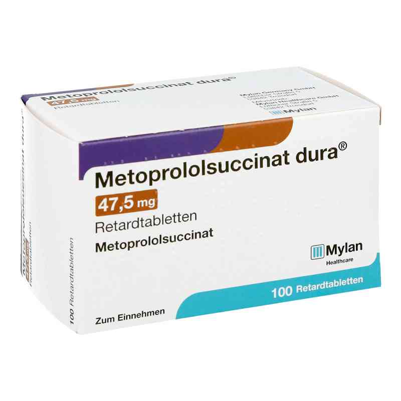 Metoprololsuccinat dura 47,5mg 100 stk von Mylan Healthcare GmbH PZN 02952845
