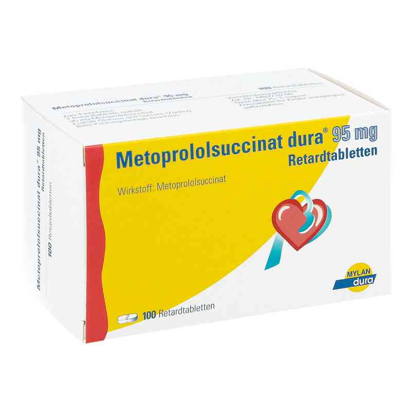 Metoprololsuccinat dura 95mg 100 stk von Mylan Healthcare GmbH PZN 02953075