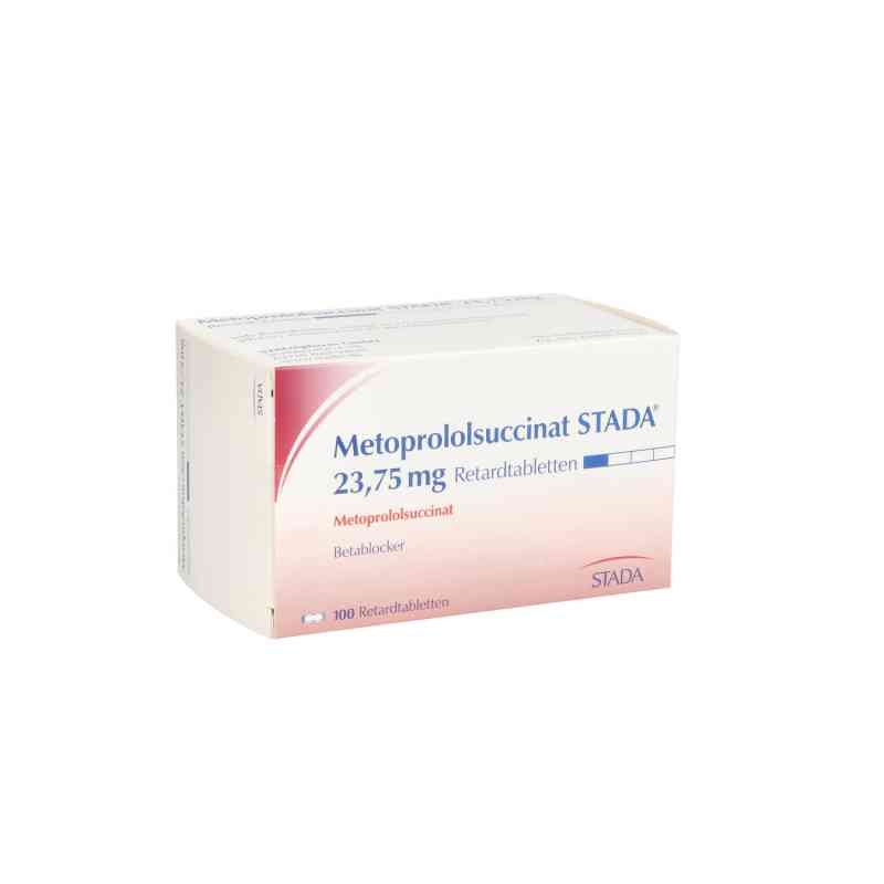 Metoprololsuccinat STADA 23,75mg 100 stk von STADAPHARM GmbH PZN 05126510