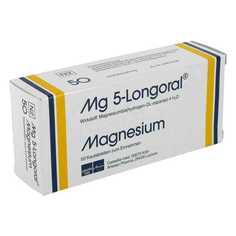 Mg 5 Longoral Kautabletten 50 stk von DROSSAPHARM GmbH PZN 02494911