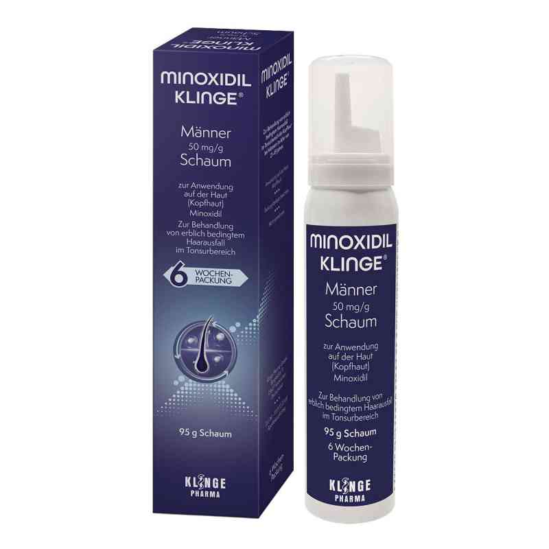 Minoxidil Klinge Männer 50 mg/g Schaum 95 g von Klinge Pharma GmbH PZN 19886029