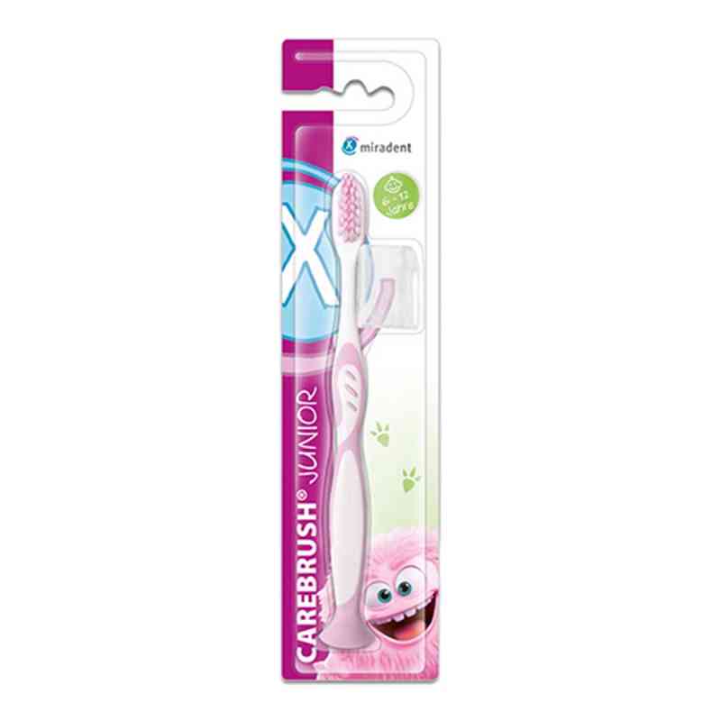 Miradent Carebrush Junior Zahnbürste 6-12 J.pink 1 stk von Hager Pharma GmbH PZN 19108527