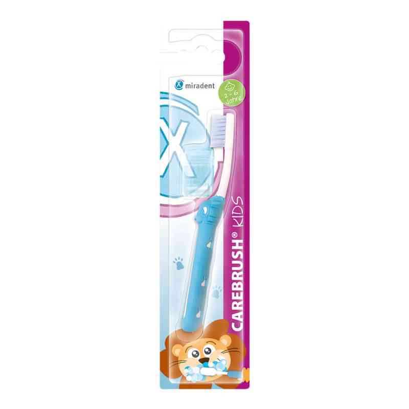 Miradent Carebrush Kids Zahnbürste 2-6 Jahre Blau 1 stk von Hager Pharma GmbH PZN 19108510