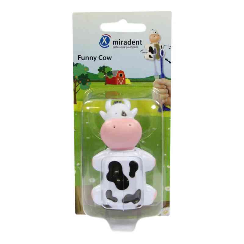 Miradent Kinderzahnbürstenhalter Funny Kuh 1 stk von Hager Pharma GmbH PZN 00241519