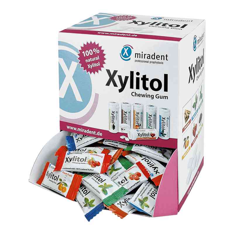 Miradent Xylitol Zahnpflegekaugummi Schüttv.sort. 200 stk von Hager Pharma GmbH PZN 02511650
