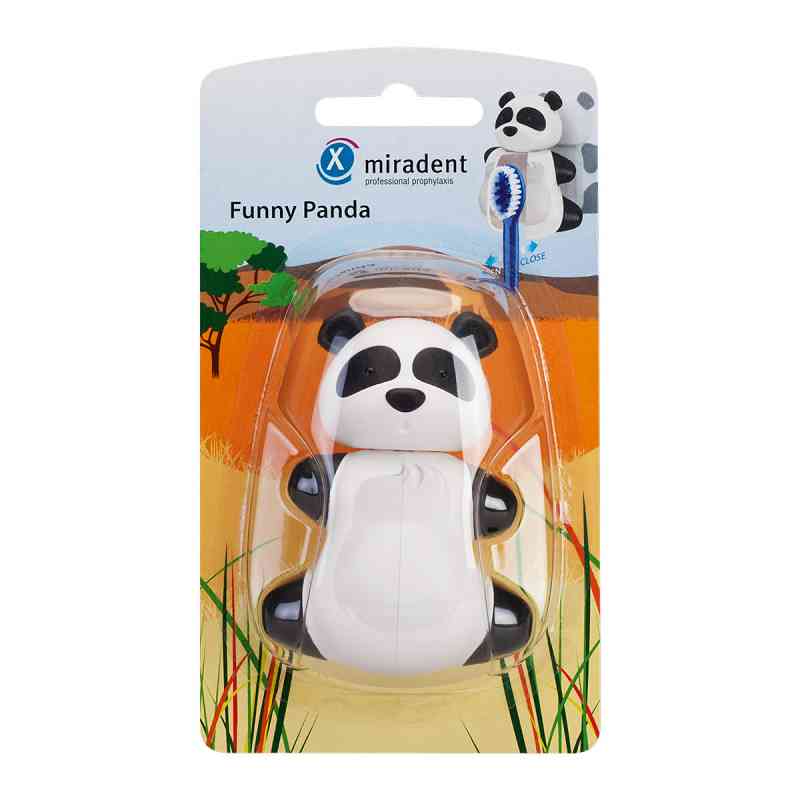 Miradent Zahnbürstenhalter Funny Snapper Panda 1 stk von Hager Pharma GmbH PZN 11675646