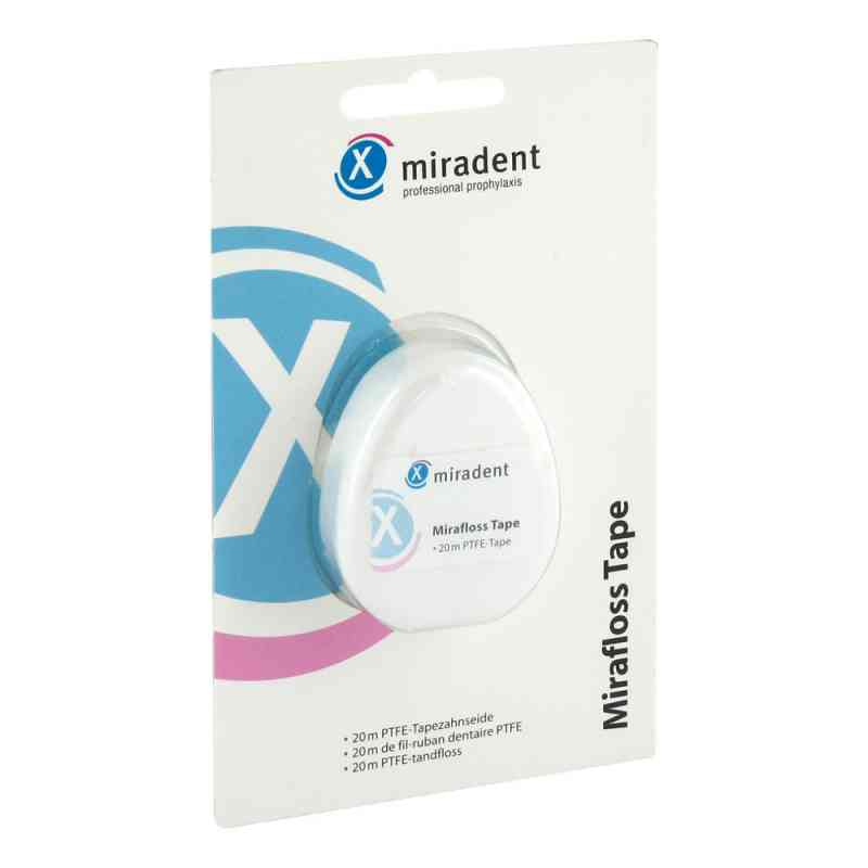 Miradent Zahnseide Mirafloss Tape teflonbeschicht. 20 M von Hager Pharma GmbH PZN 02172461
