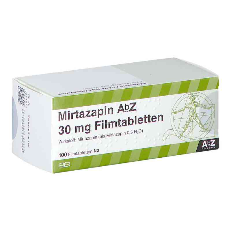 Mirtazapin Abz 30 mg Filmtabletten 100 stk von AbZ Pharma GmbH PZN 03123157