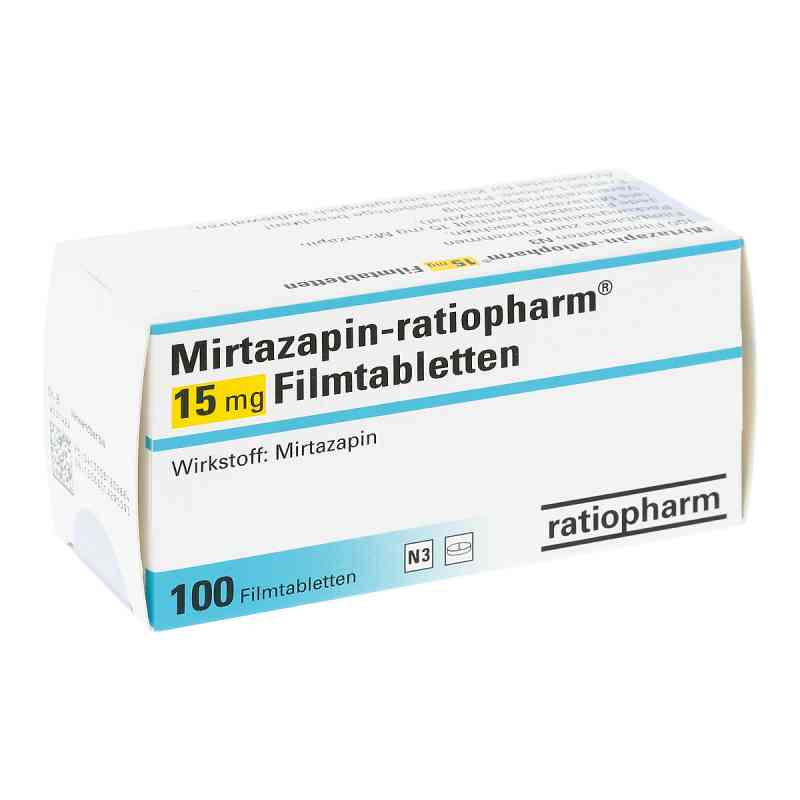 Mirtazapin-ratiopharm 15mg 100 stk von ratiopharm GmbH PZN 03120288