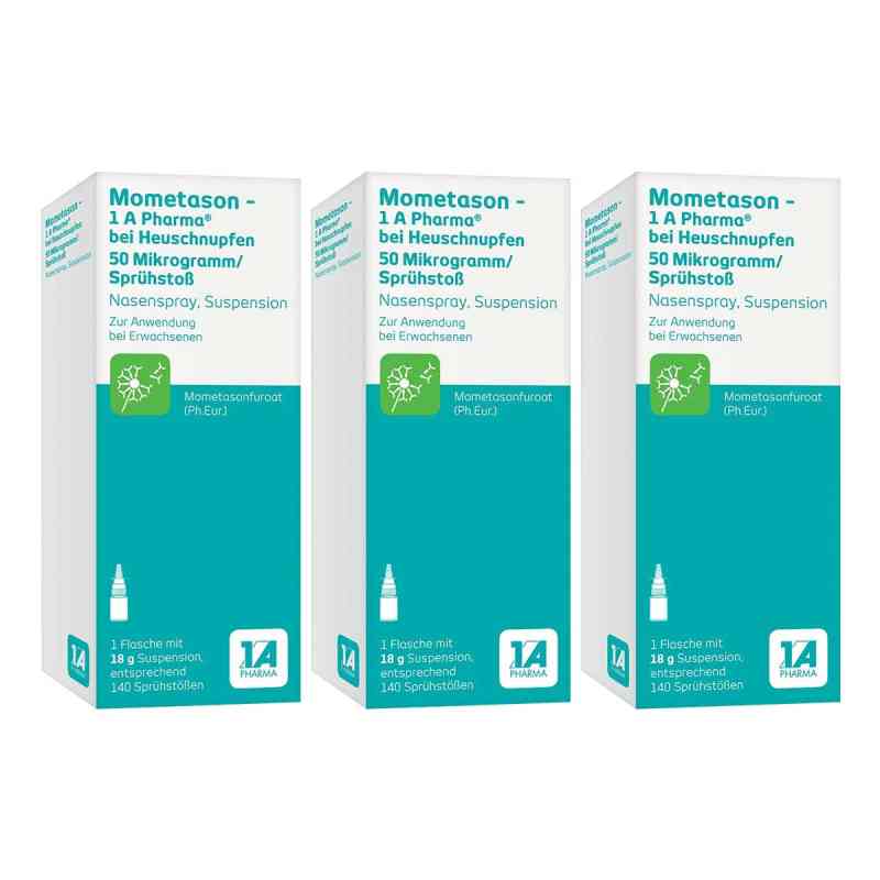 Mometason 1 A Pharma bei Heuschnupfen 3x18 g von 1 A Pharma GmbH PZN 08104669