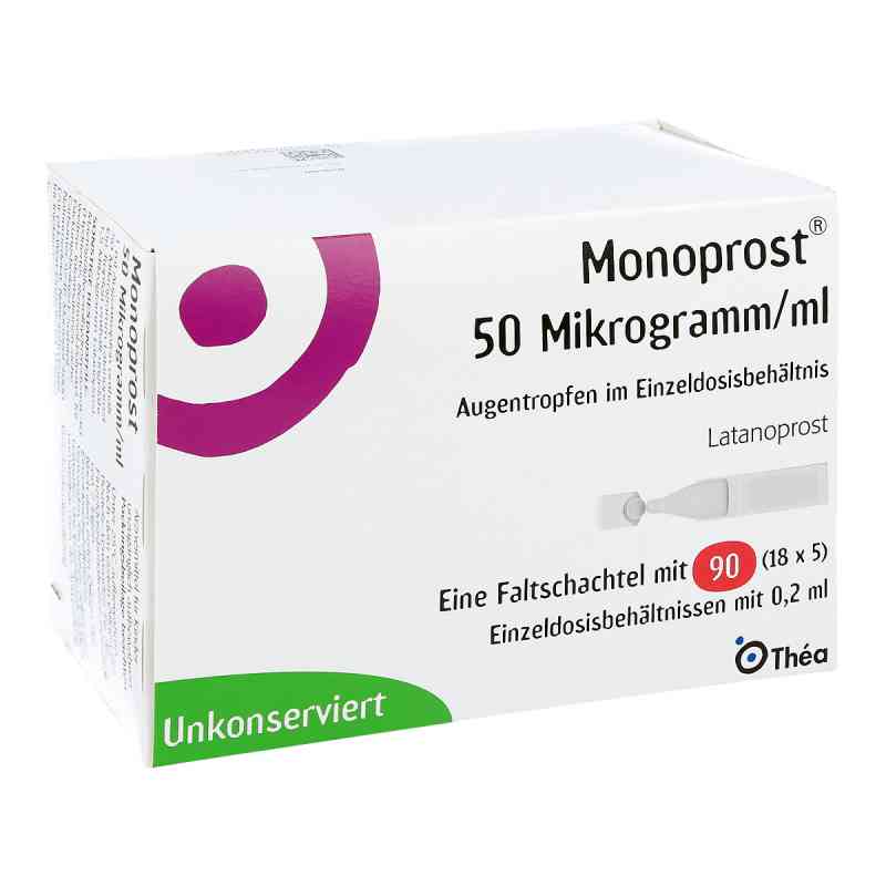 MONOPROST 50 Mikrogramm/ml Augentropfen 90X0.2 ml von Thea Pharma GmbH PZN 09683495