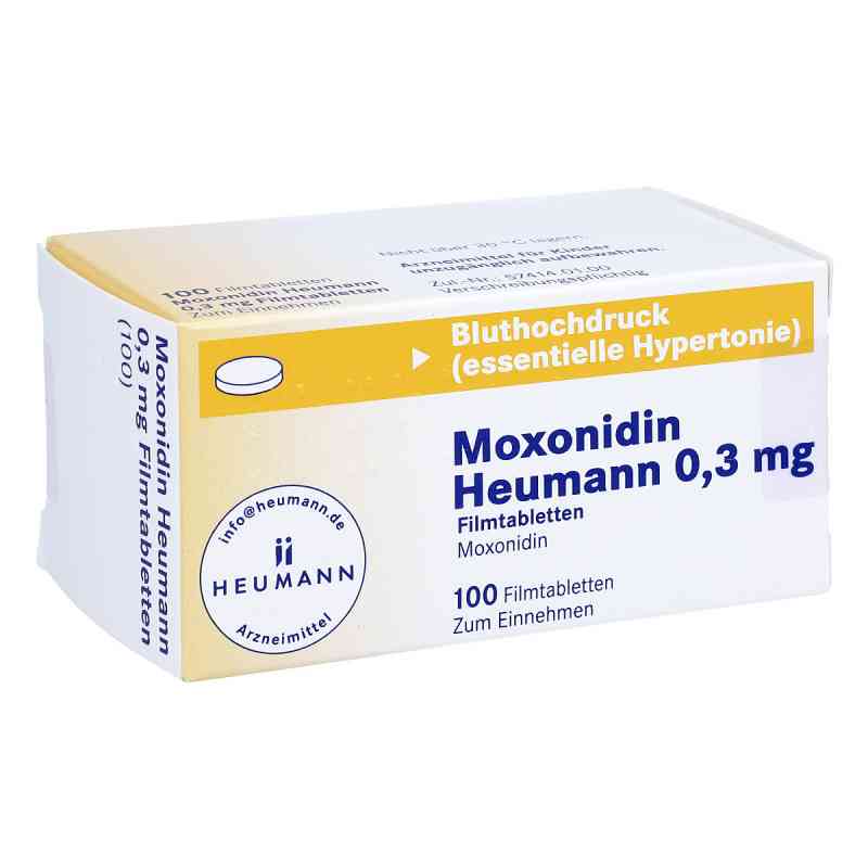 Moxonidin Heumann 0,3 mg Filmtabletten 100 stk von HEUMANN PHARMA GmbH & Co. Generica KG PZN 00239155