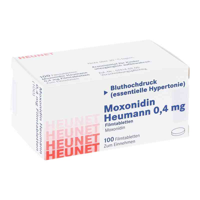 Moxonidin Heumann 0,4 mg Filmtabletten heunet 100 stk von Heunet Pharma GmbH PZN 05887172