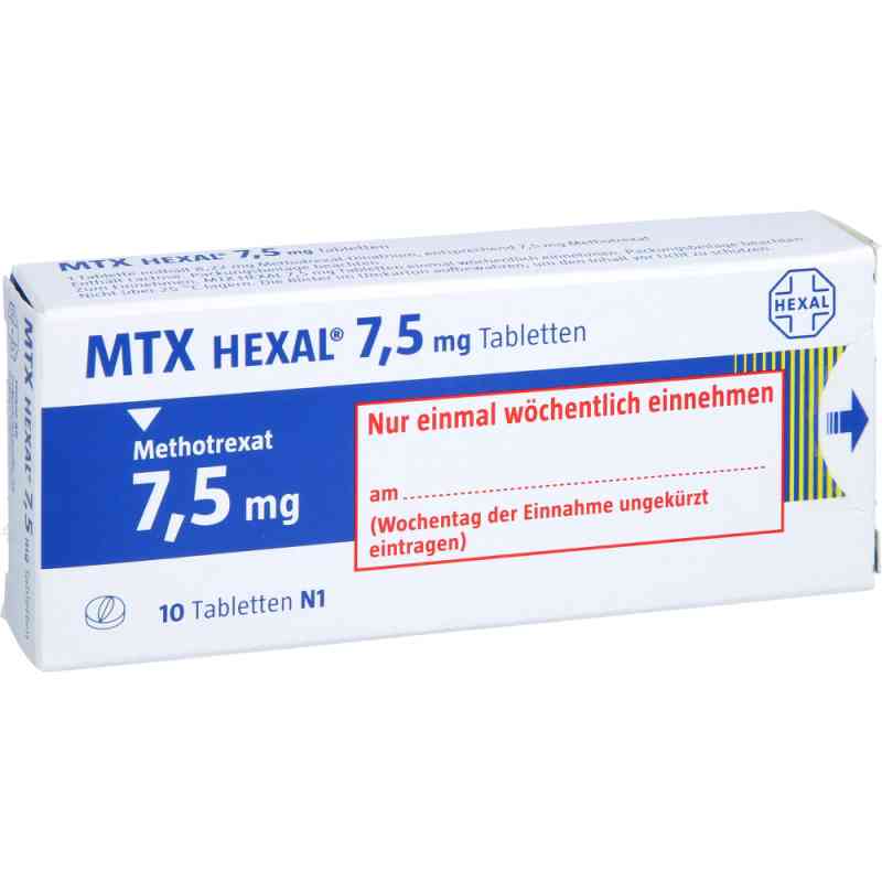Mtx Hexal 7,5 mg Tabletten 10 stk von Hexal AG PZN 01315421