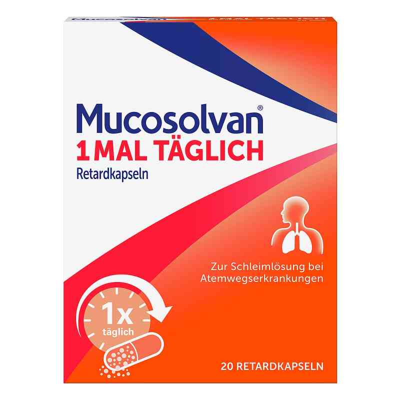 Mucosolvan 1x täglich Retardkapseln, Hustenlöser 20 stk von A. Nattermann & Cie GmbH PZN 15210909
