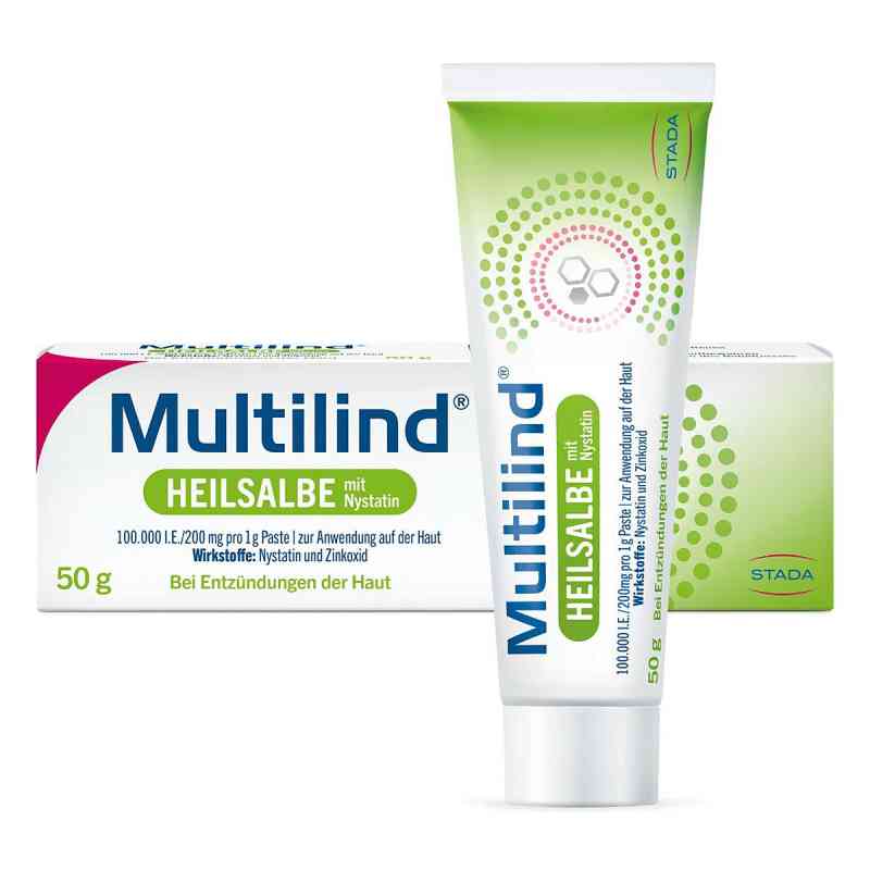 Multilind Wund- und Heilsalbe mit Nystatin und Zinkoxid 50 g von STADA Consumer Health Deutschland GmbH PZN 03737617