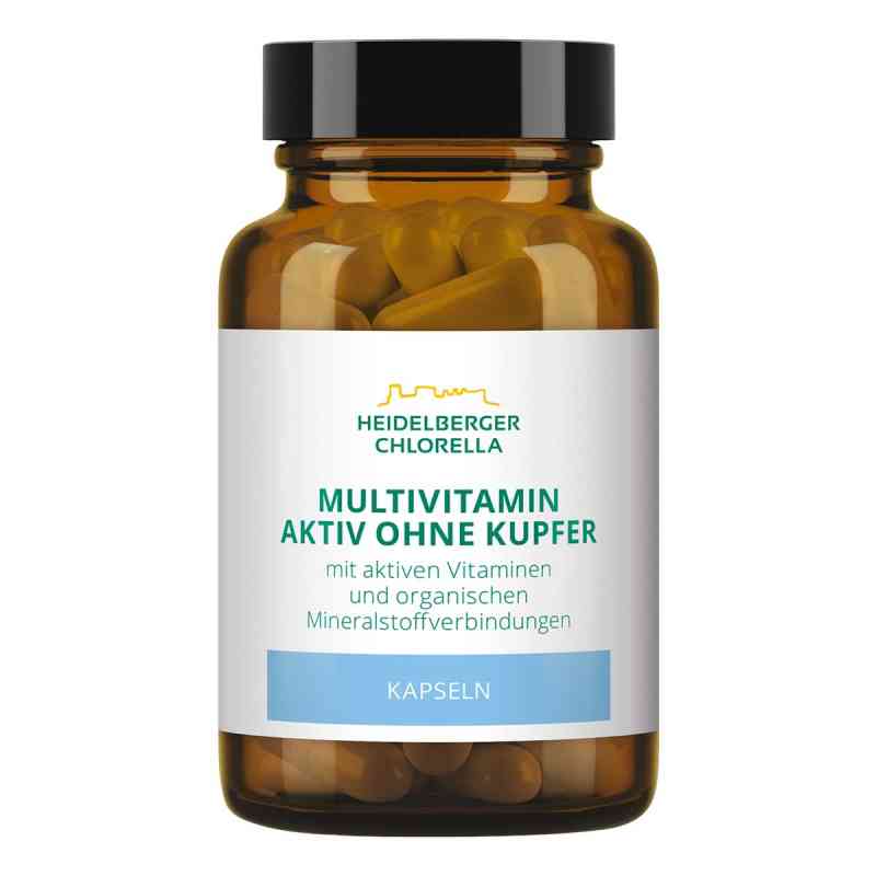 Multivitamin Aktiv ohne Kupfer Kapseln 60 stk von Heidelberger Chlorella GmbH PZN 12742758
