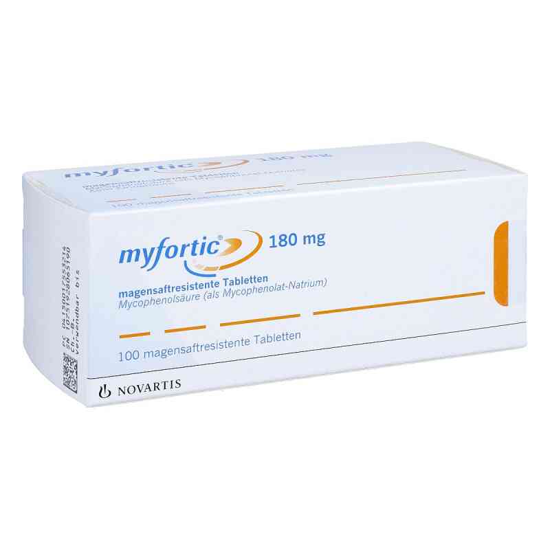 Myfortic 180 mg magensaftresistente Tabletten 100 stk von NOVARTIS Pharma GmbH PZN 01755321