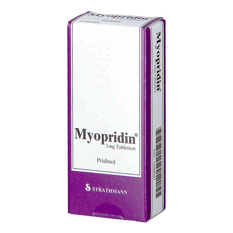 Myopridin 3 mg Tabletten 50 stk von Strathmann GmbH & Co.KG PZN 13988467
