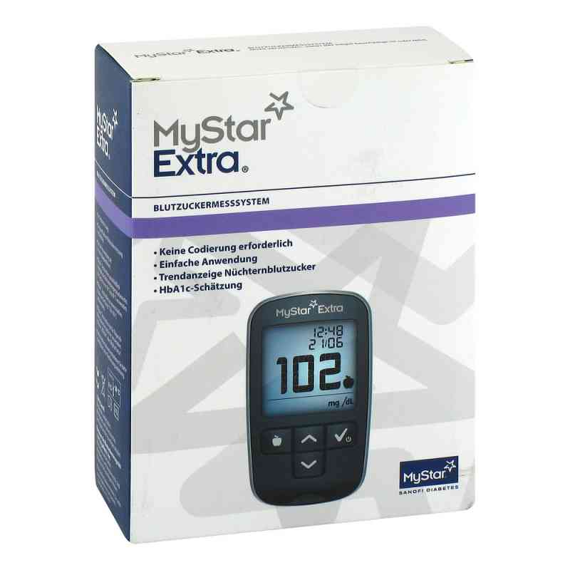 Mystar Extra Blutzuckermessgerät Set mg/dl 1 stk von Sanofi-Aventis Deutschland GmbH PZN 03800273