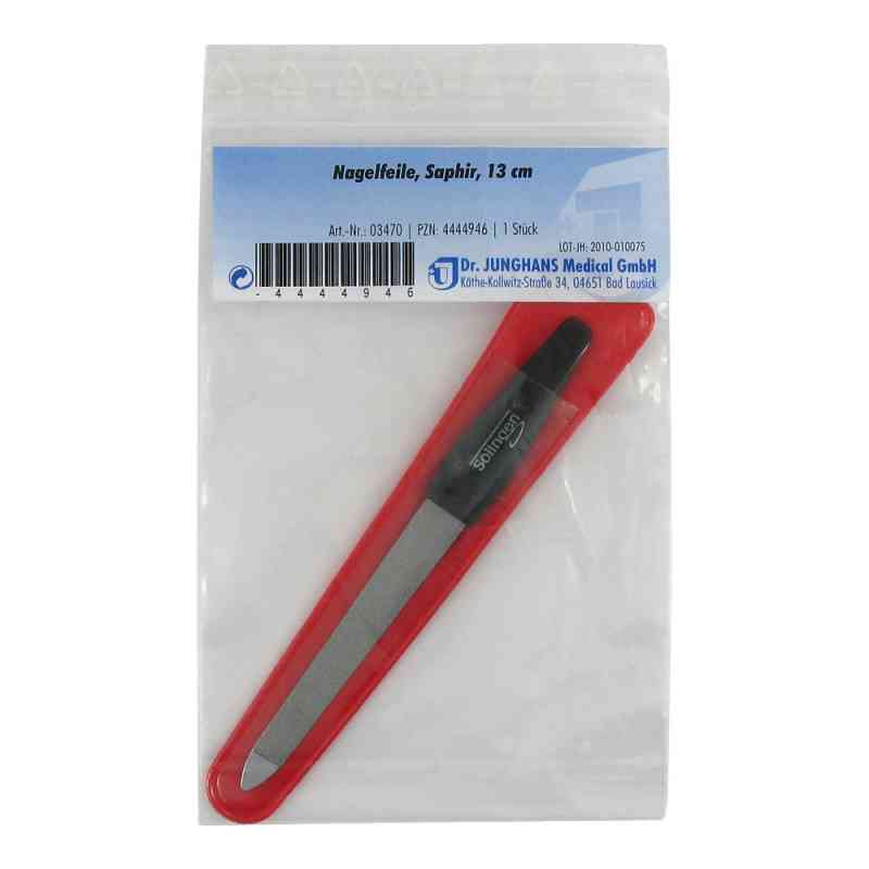 Nagelfeile Saphir 13 cm 1 stk von Dr. Junghans Medical GmbH PZN 04444946