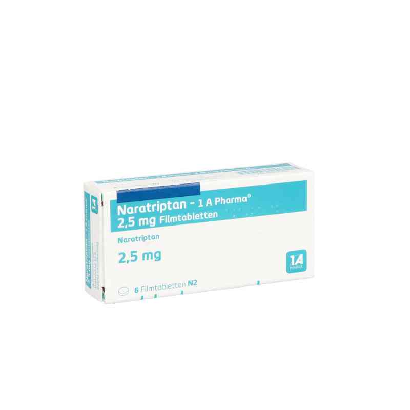 Naratriptan-1A Pharma 2,5mg 6 stk von 1 A Pharma GmbH PZN 09322509