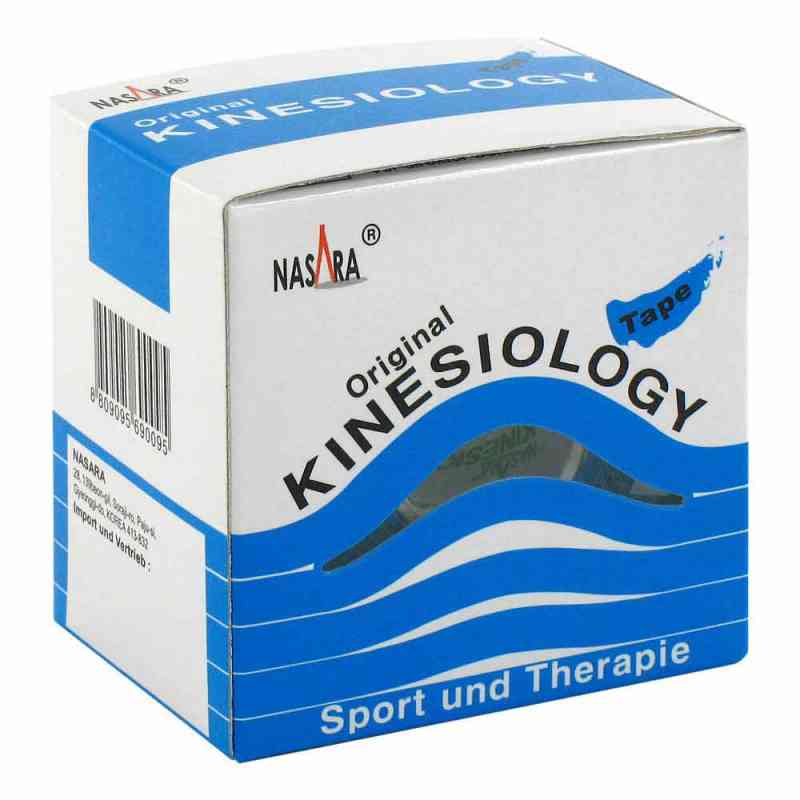 Nasara Kinesio Tape 5 cmx5 m blau inkl.Spenderbox 1 stk von Jovita Pharma PZN 09288735