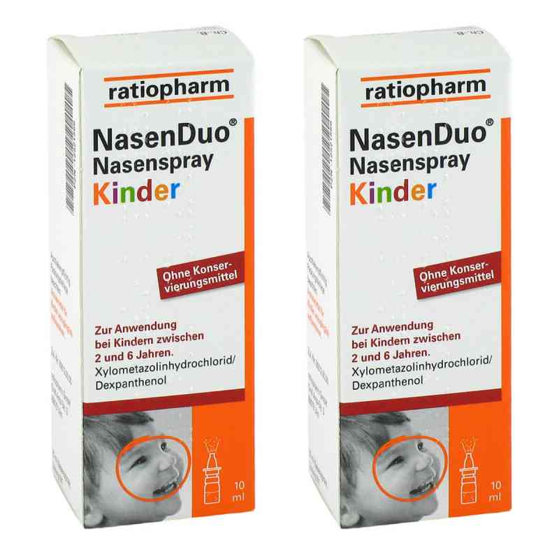 Nasenduo Nasenspray Kinder 2x10 ml von ratiopharm GmbH PZN 08101633