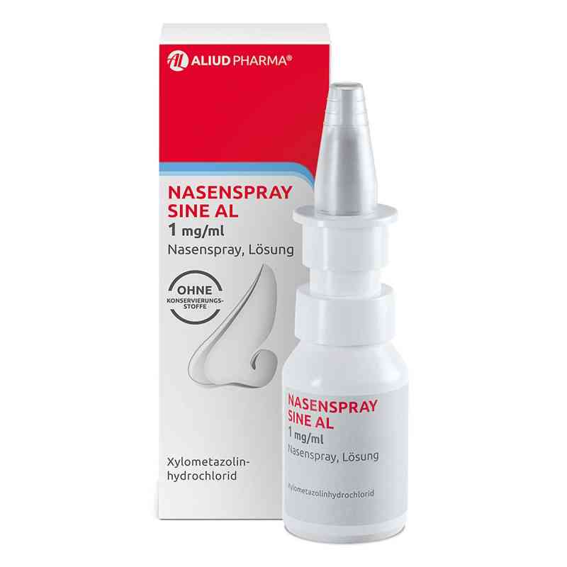 Nasenspray sine AL 1 mg / ml bei Schnupfen 10 ml von ALIUD Pharma GmbH PZN 12464124
