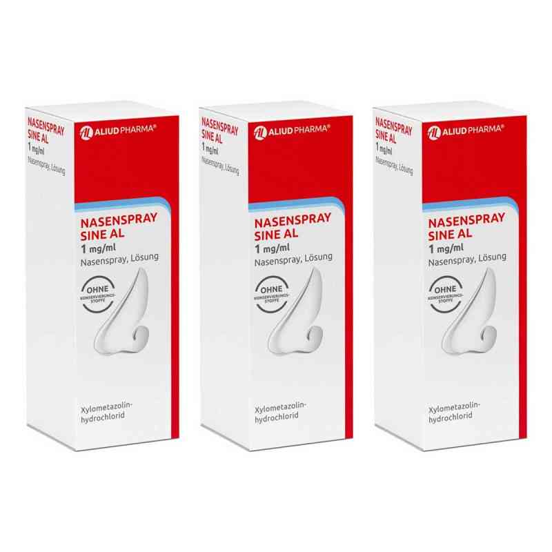 Nasenspray Sine Al 1 mg/ml Nasenspray 3x15 ml von ALIUD Pharma GmbH PZN 08104713