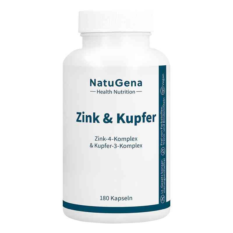 NatuGena Zink & Kupfer Kapseln 180 stk von NatuGena GmbH PZN 19690088