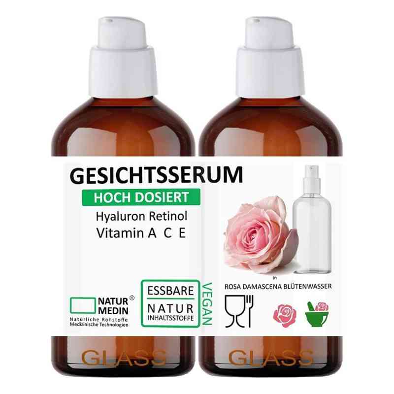 Naturmedin Gesichtsserum Hyaluron Retinol Vitamin A C E 100 ml 100 ml von  PZN 08107087