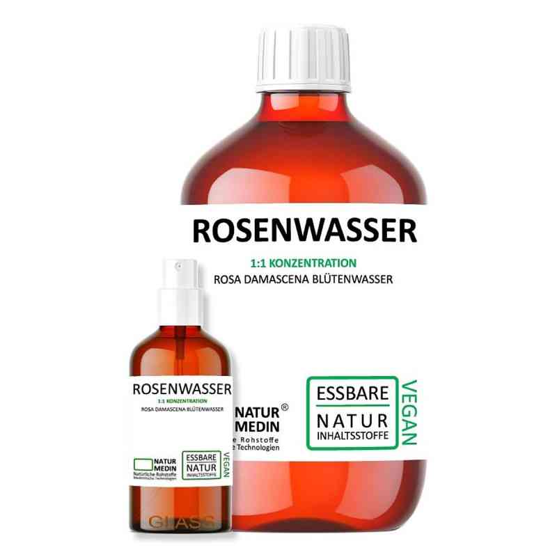 Naturmedin Rosenwasser 500 ml + 100 ml 600 ml von Falkengold GmbH PZN 08107061