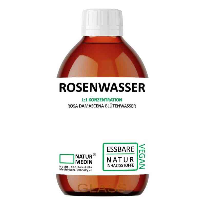 Naturmedin Rosenwasser Glas 250 ml von Falkengold GmbH PZN 20341660